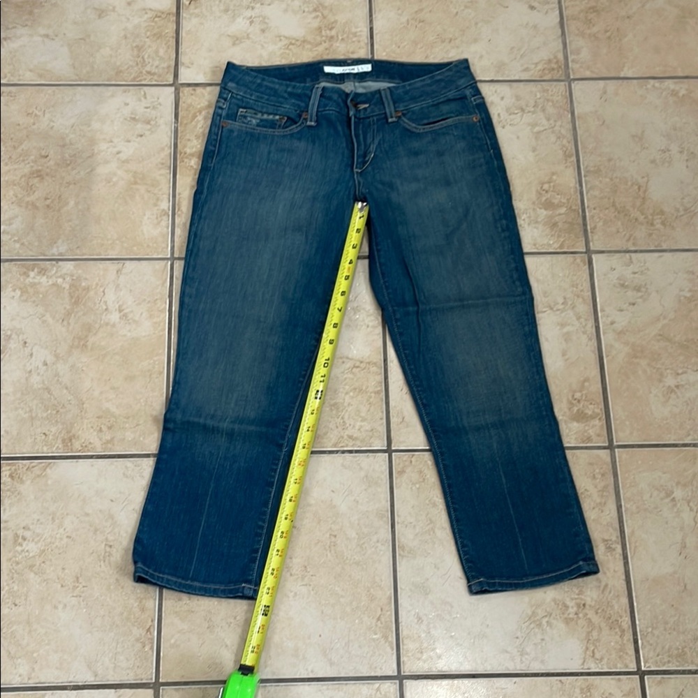 Joe's Jeans Blue Cropped Capri Denim